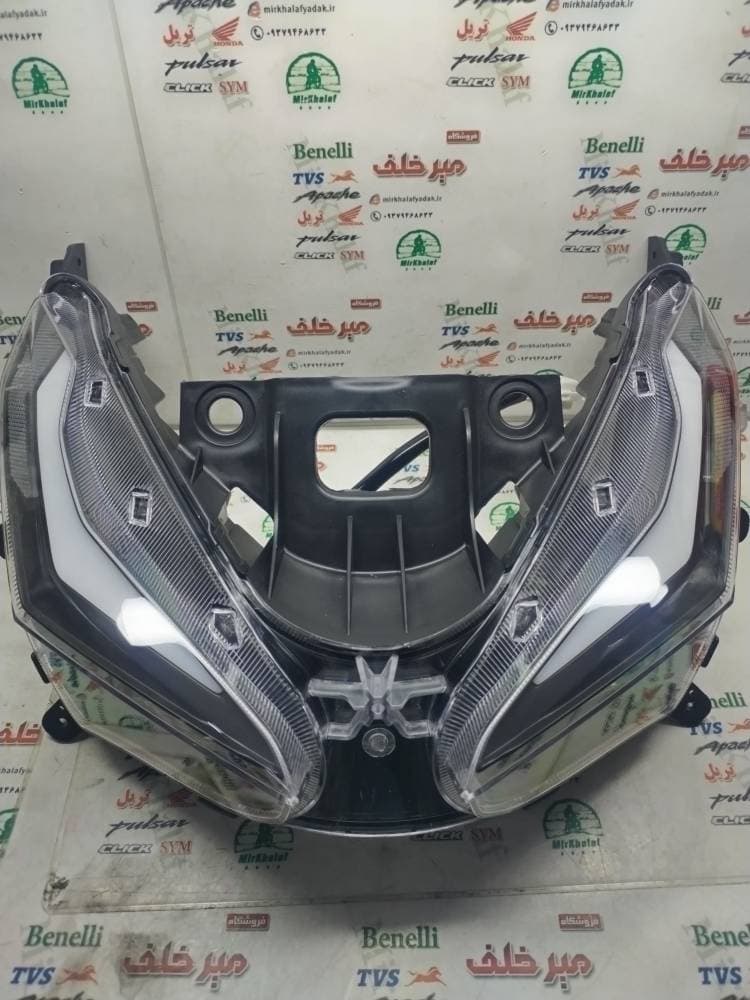 بلوری چراغ جلو کامل موتور طرح کلیک کویر s2 جدید نیوفیس خارجی (درجه 1)