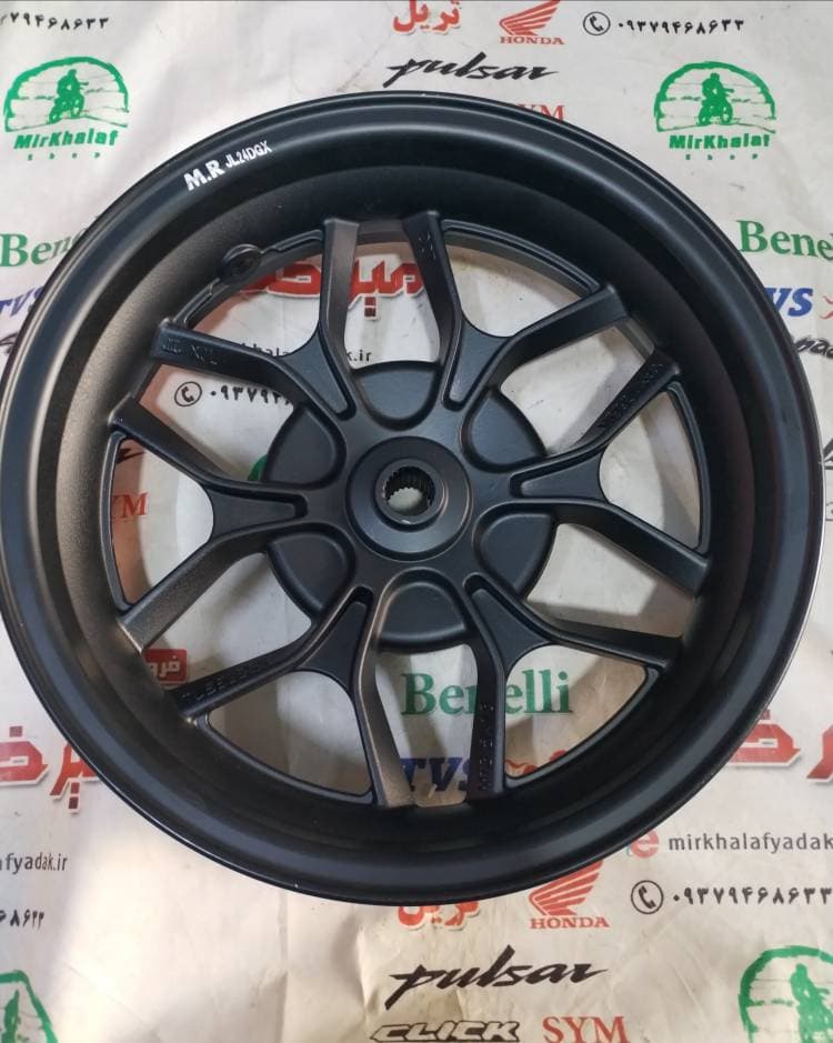 رینگ چرخ عقب موتور agv و adv مشکی درجه 1