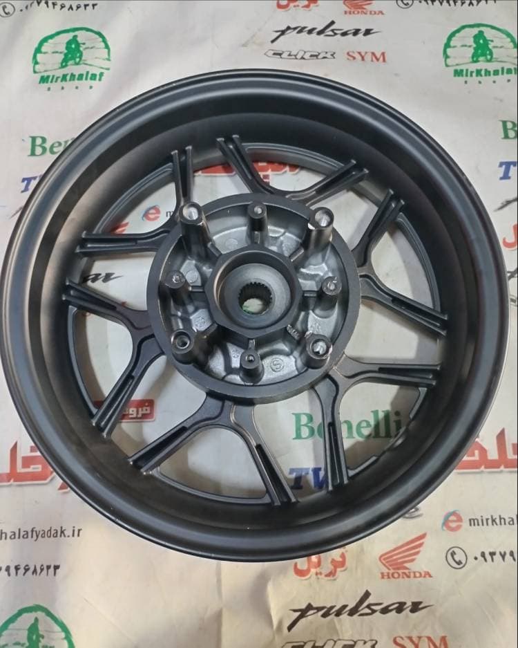 رینگ چرخ عقب موتور agv و adv مشکی درجه 1 — تصویر ۲