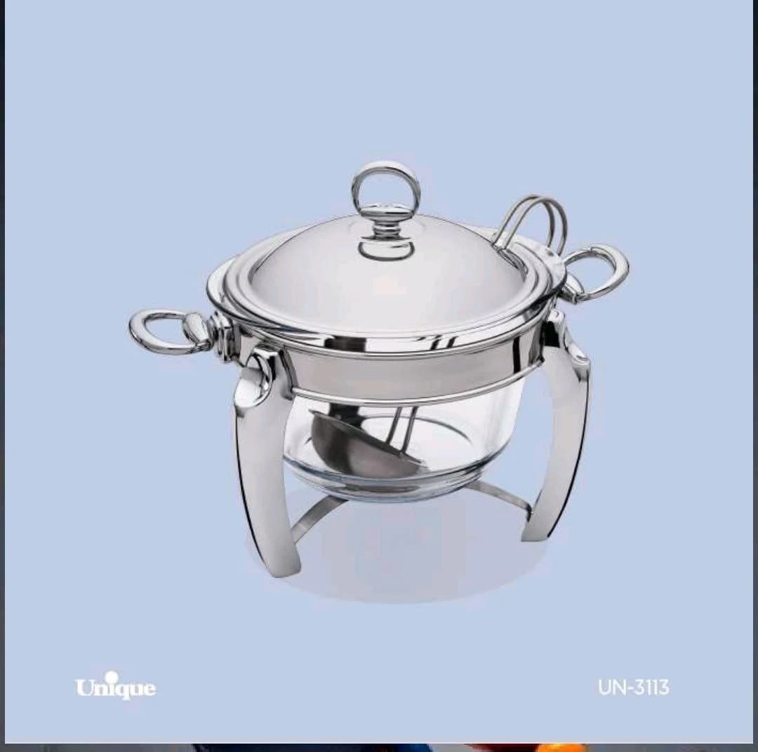 سوفله سوپ خوری پافیلی کروم یونیک کد UN-3113A — تصویر ۲