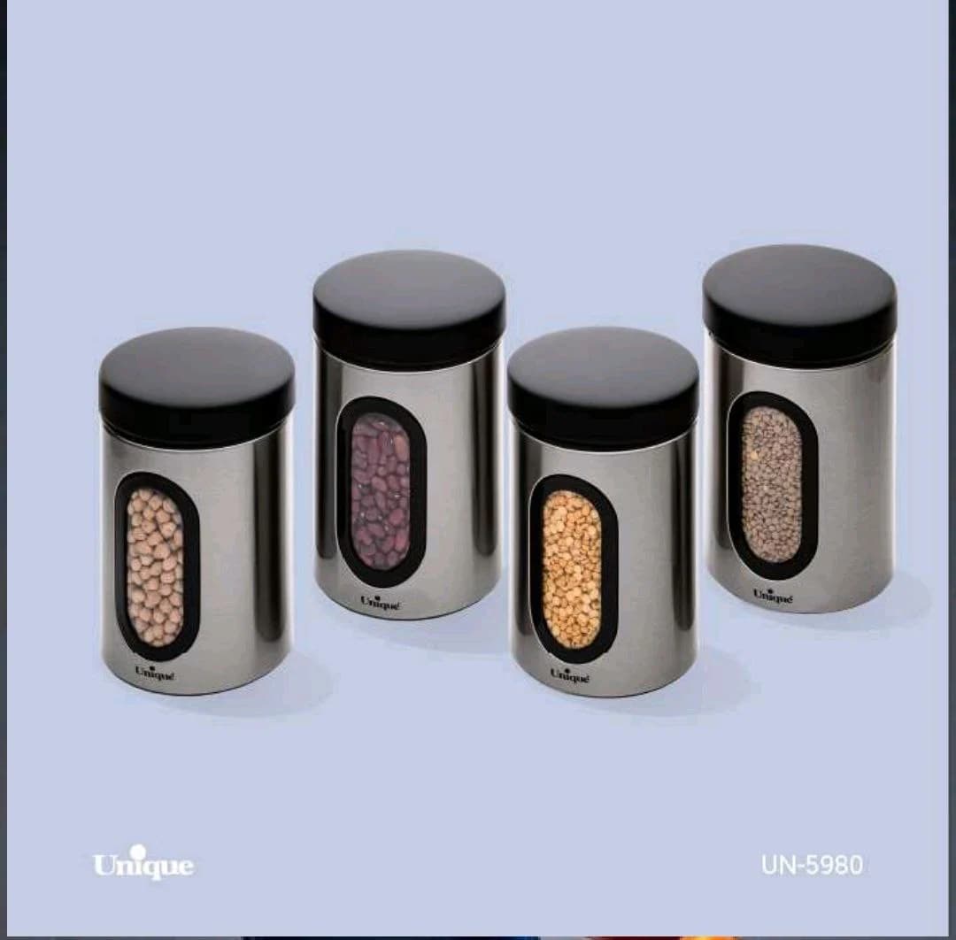 بانکه پنجره دار 2/5لیتر استیل یونیک کد UN-5980 — تصویر ۲