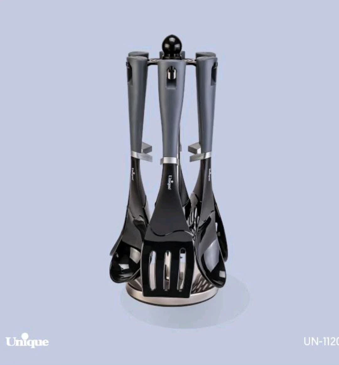 ست کفگیر و ملاقه رنگی آنتیک یونیک کد UN-1120
