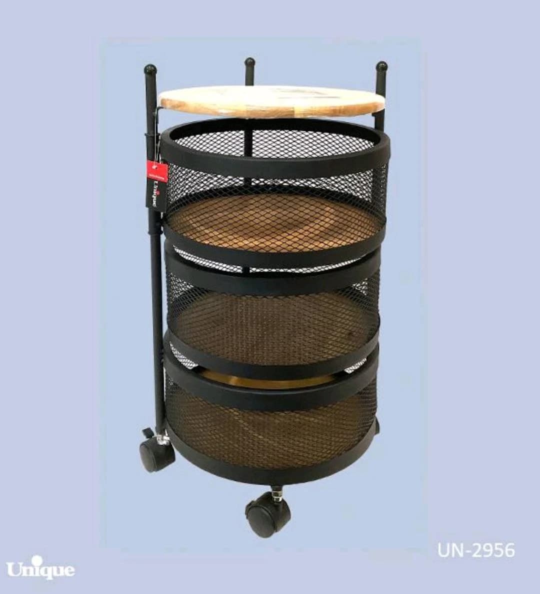 جای پیازی 3طبقه توری گرد یونیک کد UN-2956 — تصویر ۲