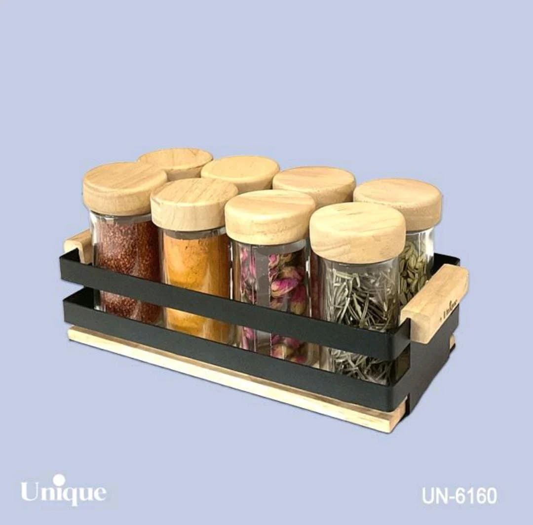 جا ادویه فلزی دو ردیفه 8تایی یونیک کد UN-6160 — تصویر ۲
