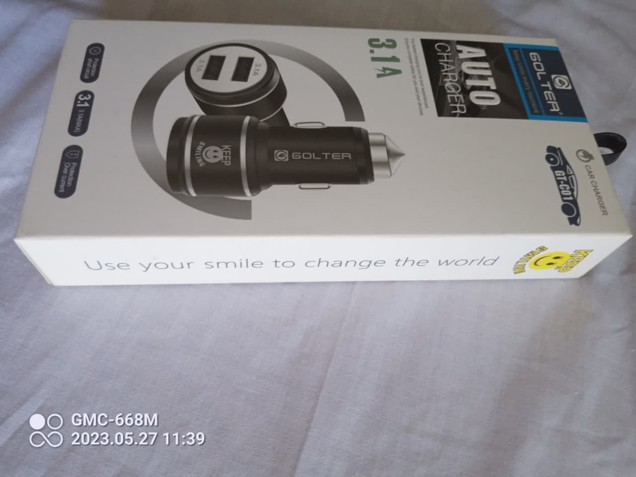 شارژر فندکی GOLTER FAST مدلGT-C01 — تصویر ۳