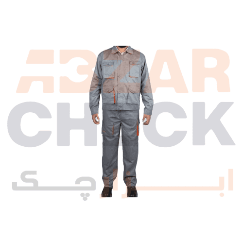 لباس کار کاپشن شلوار طوسی XXXL کلاسیک