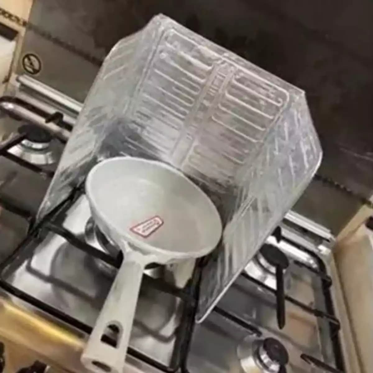 فویل محافظ گاز تاشو مدل 84 سانتی ضخیم — تصویر ۲