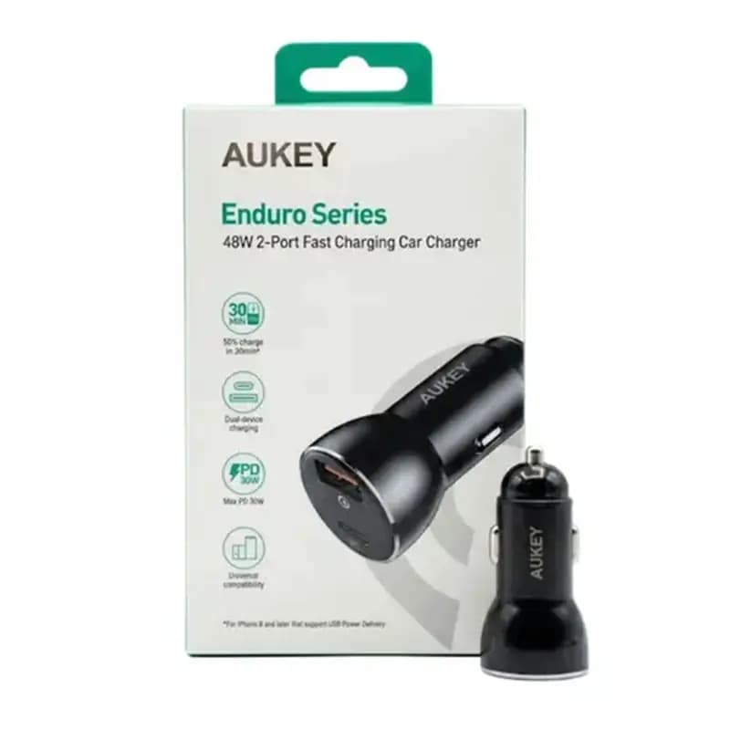 شارژر فندکی آیوکی مدل AUKEY CC-Y48 — تصویر ۲
