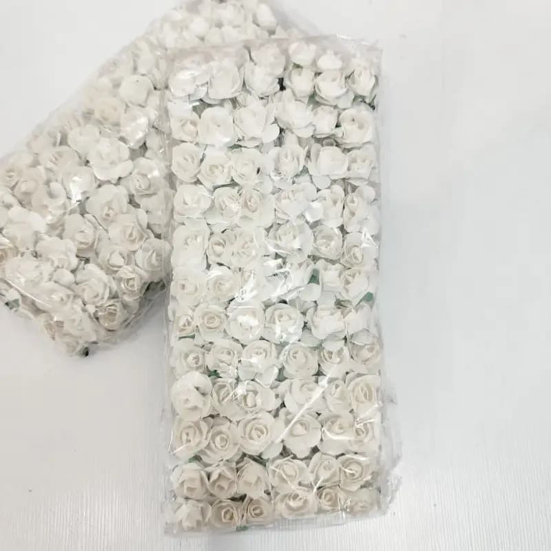 گل کاغذی سفید (بسته ۱۴۴ عددی) — تصویر ۲