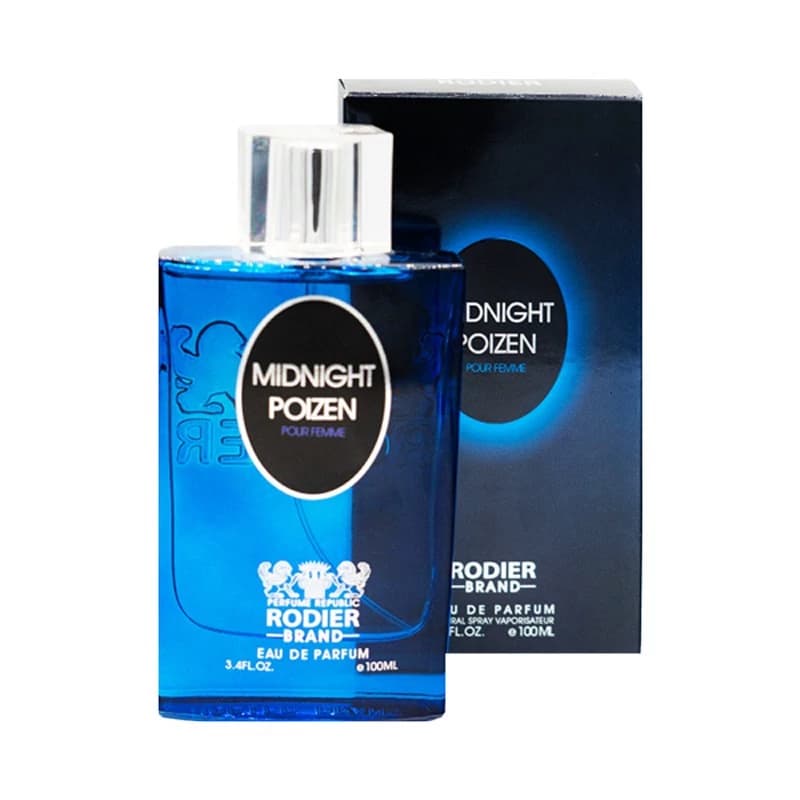 عطر زنانه رودیر مدل میدنایت پویزن Midnight Poizen حجم 100 میل — تصویر ۲