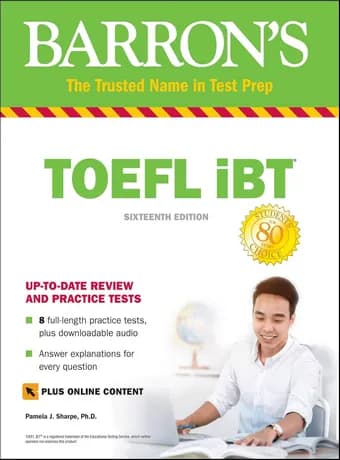 TOEFL Barrons iBT 16th Edition