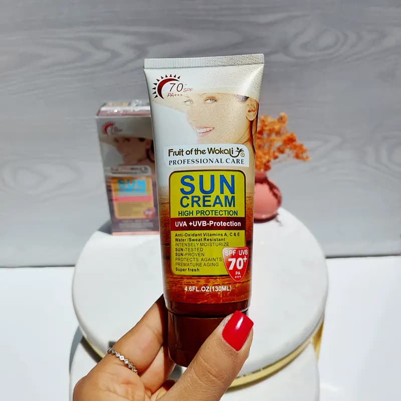 کرم ضدآفتاب وکالی spf70 حجم 130 میلی لیتر — تصویر ۲