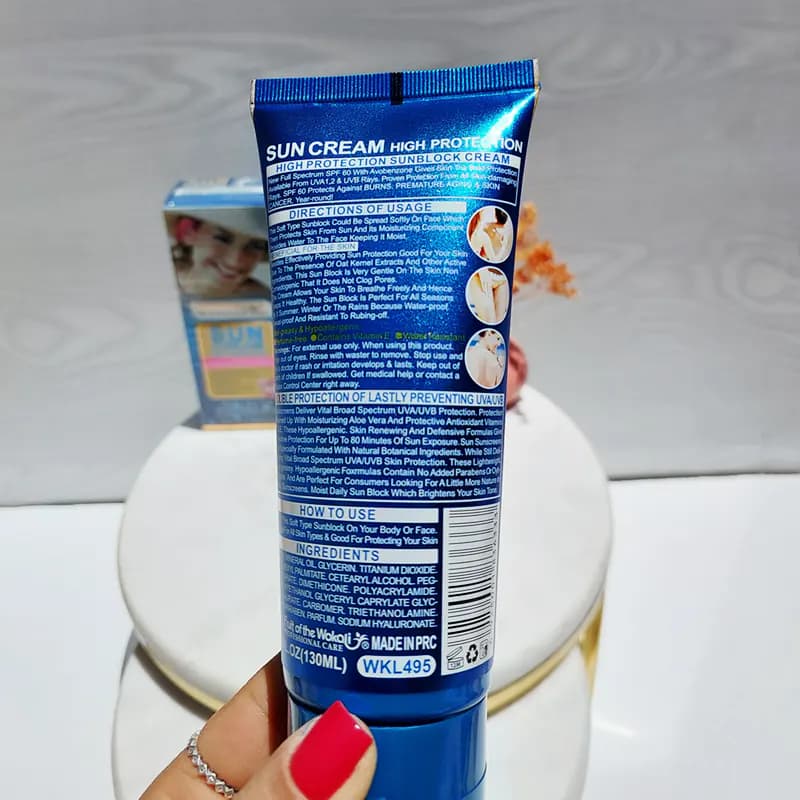 کرم ضدآفتاب وکالی spf60 حجم 130 میلی لیتر — تصویر ۲