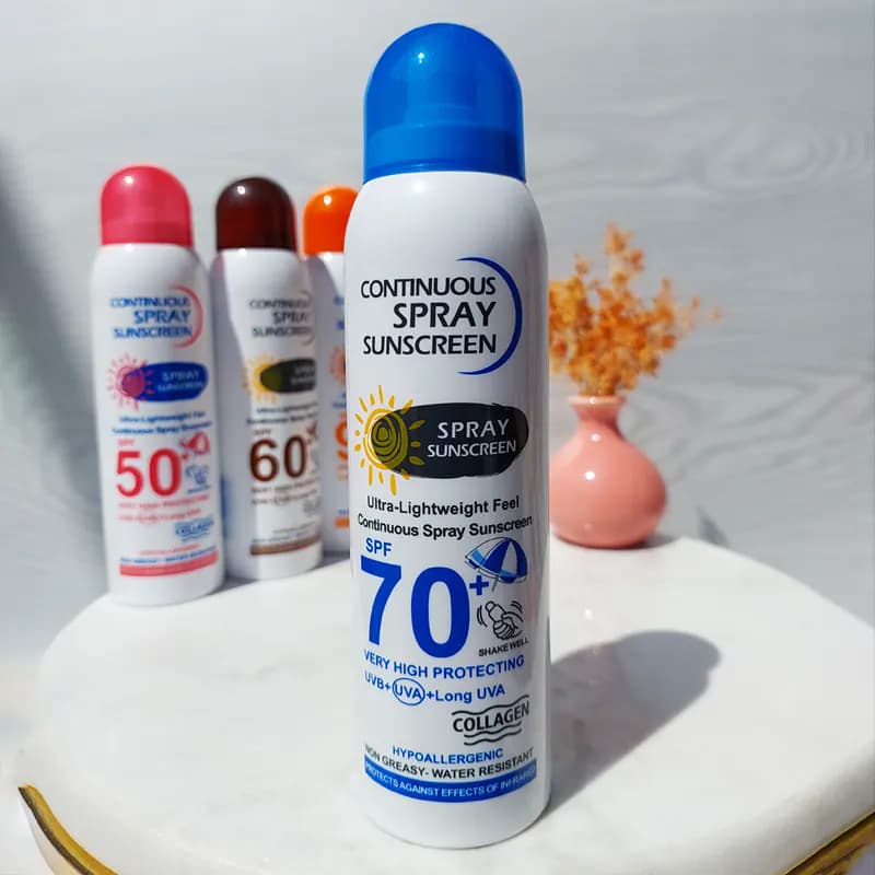 اسپری ضد آفتاب وکالی spf70 حجم 230 میلی لیتر
