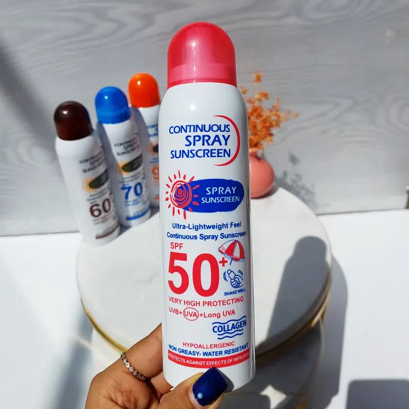 اسپری ضدآفتاب وکالی spf50 حجم 230 میلی لیتر — تصویر ۲