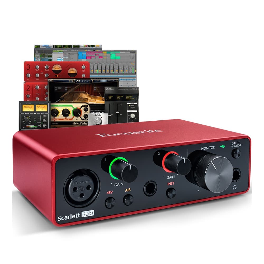 پکیج استودیویی Focusrite Scarlett Solo Studio G3 — تصویر ۴