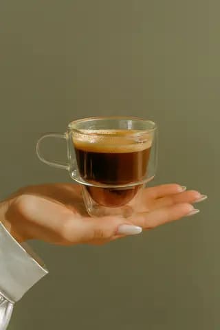 شات قهوه خوری دوجداره دسته دار — تصویر ۲