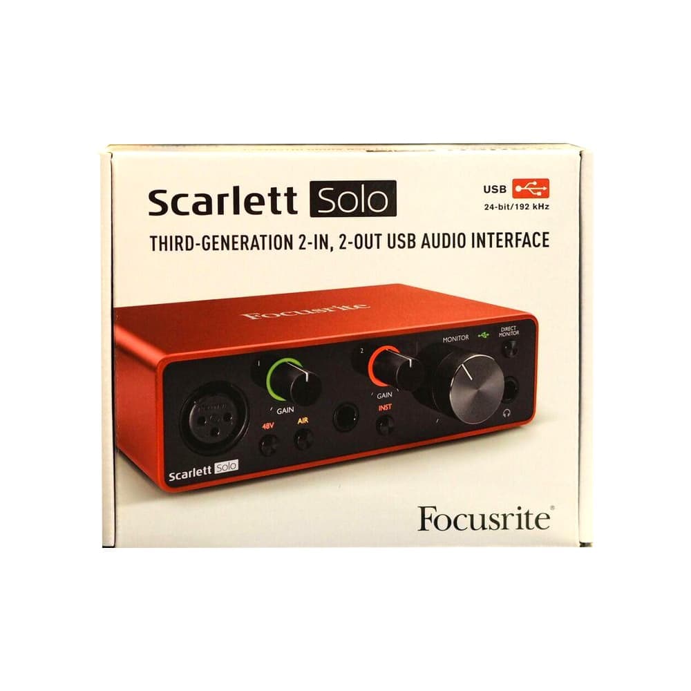 کارت صدا Focusrite Scarlett Solo G3 — تصویر ۵