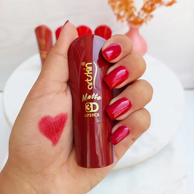 رژلب جامد آرت اسکین مدل 3D matte — تصویر ۳