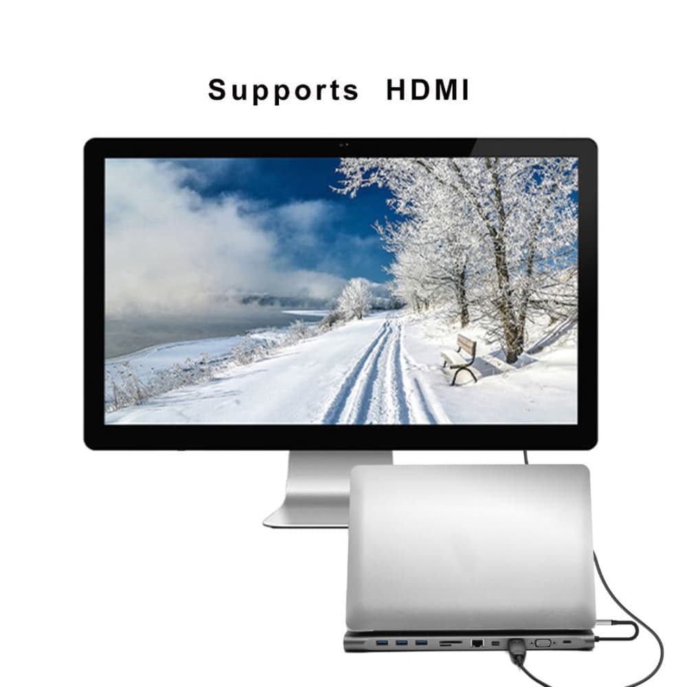 هاب USB مدل Type-C Station 11 in 1 — تصویر ۶