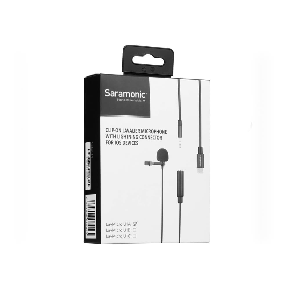 میکروفون یقه ای لایتنینگ Saramonic LavMicro U1A — تصویر ۶