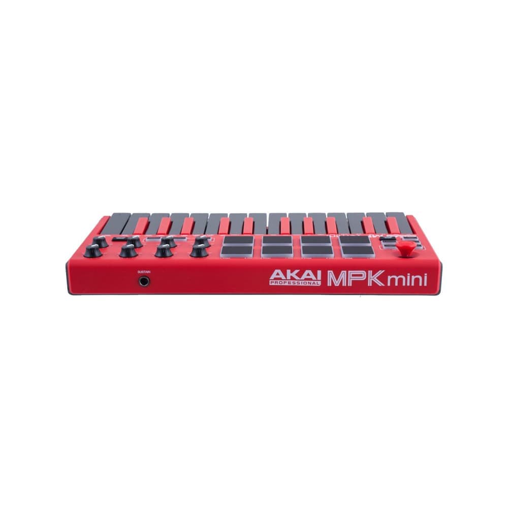 میدی کیبورد کنترلر AKAI MPK Mini MKII Red — تصویر ۵