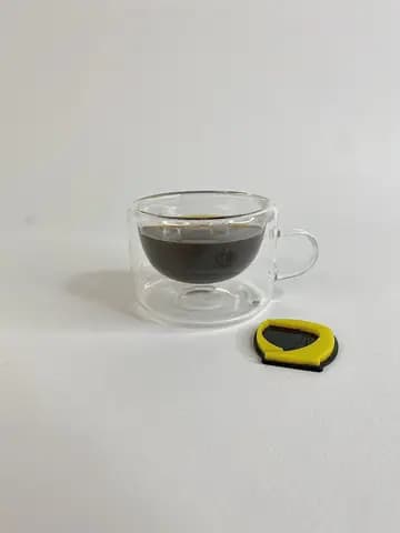 فنجان قهوه خوری دوجداره پیرکس