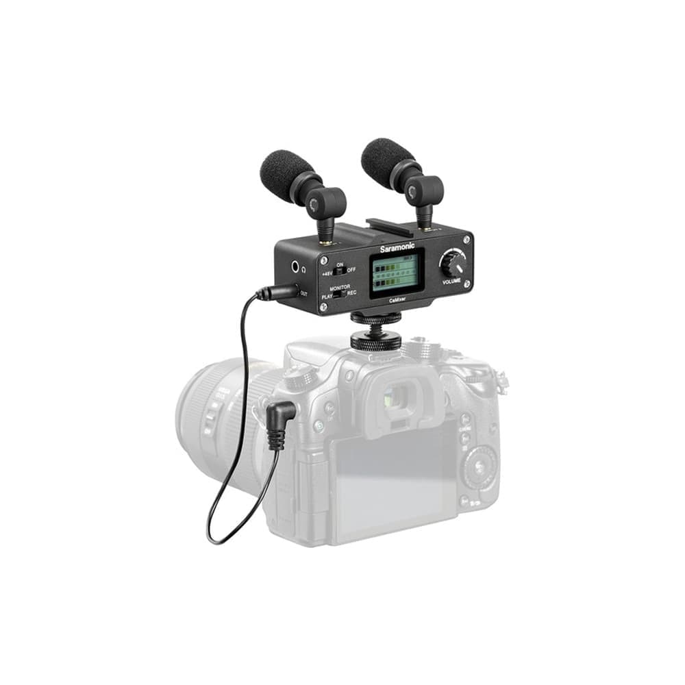 میکروفون و میکسر صدا Saramonic CaMixer — تصویر ۶