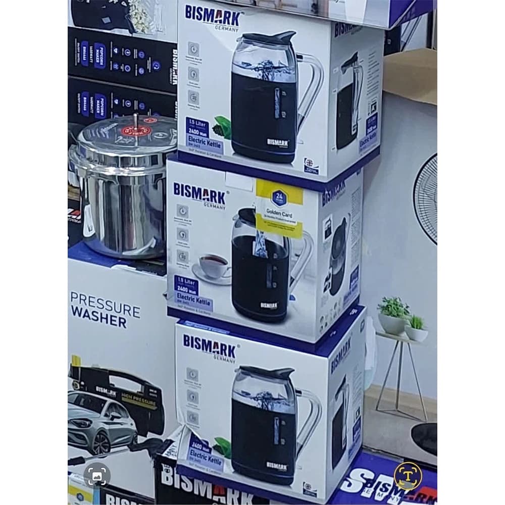 کتری برقی بیسمارک مدل BISMARK-BM3403 (اورجینال) – 18 ماه کارت طلایی گارانتی – 60 ماه خدمات پس از فروش معتبر — تصویر ۳