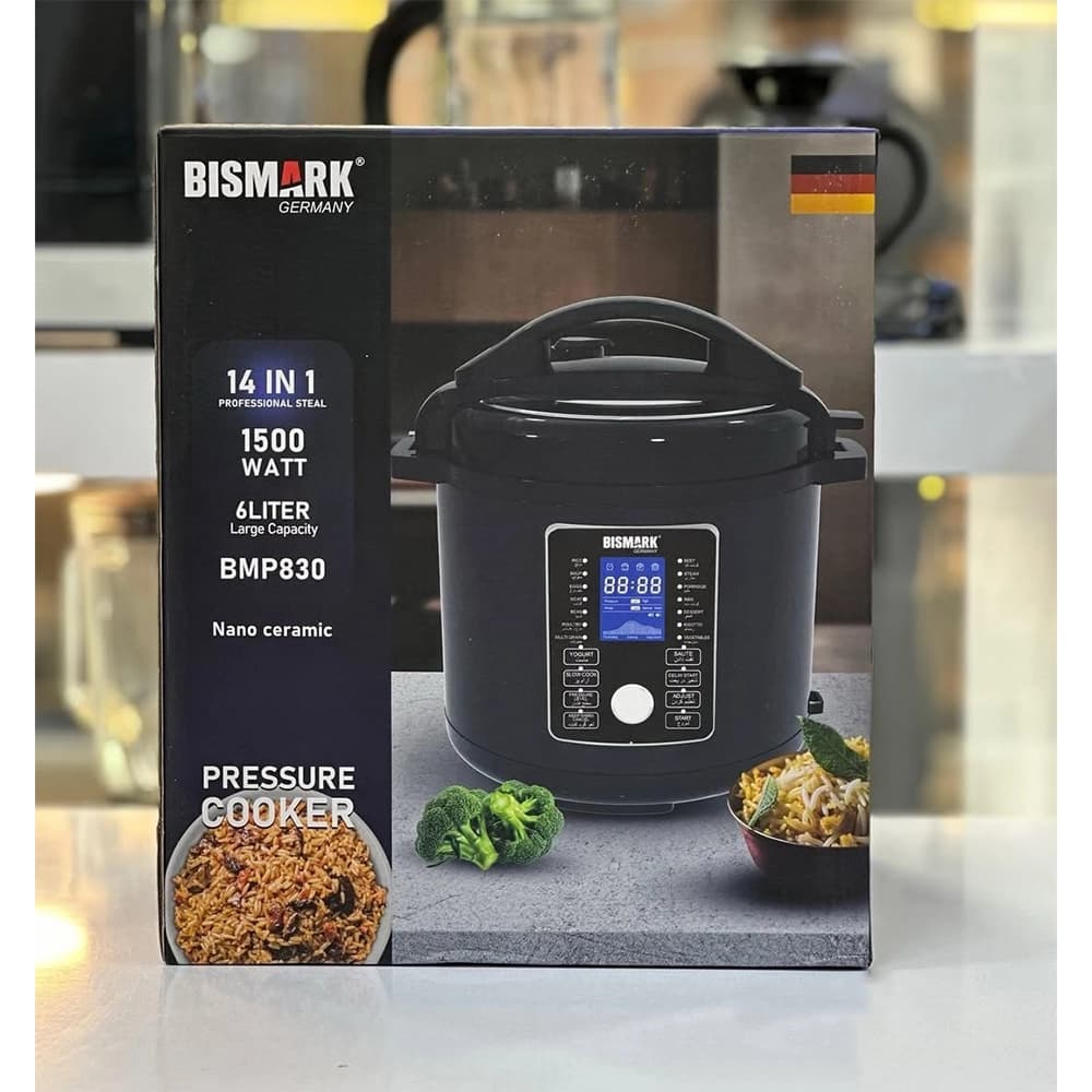زودپز برقی بیسمارک مدل BISMARK-BM830 (اورجینال) – 18 ماه کارت طلایی گارانتی – 60 ماه خدمات پس از فروش معتبر — تصویر ۵