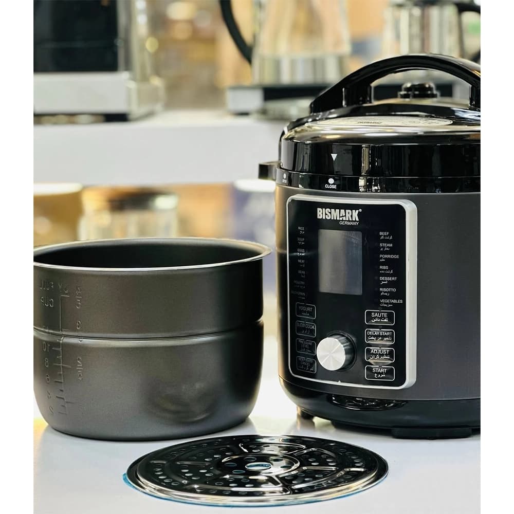 زودپز برقی بیسمارک مدل BISMARK-BM830 (اورجینال) – 18 ماه کارت طلایی گارانتی – 60 ماه خدمات پس از فروش معتبر — تصویر ۳