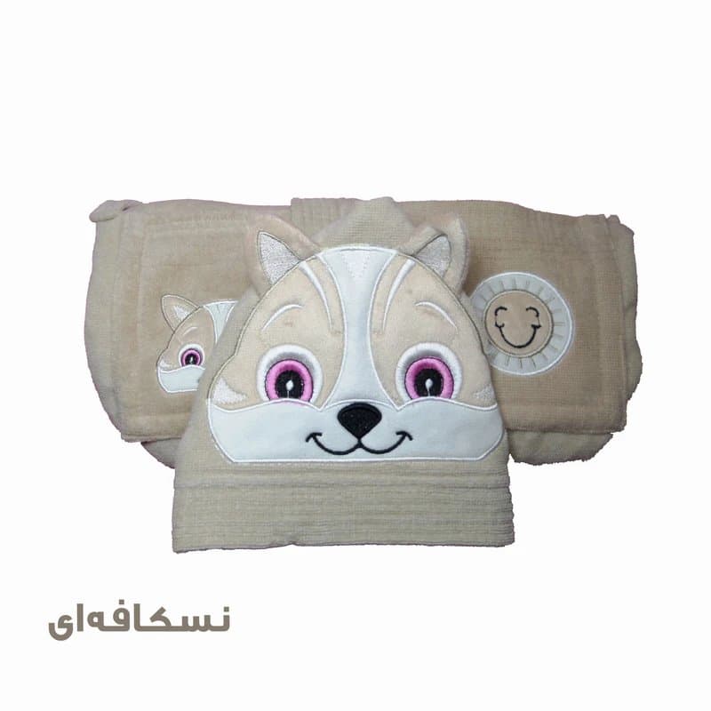حوله تن پوش کودک آیدین تاول مدل Fox سایز 90 — تصویر ۵