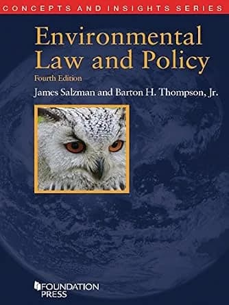 و دانلود نسخه کامل کتاب زبان اصلی Environmental Law and Policy, 4th (Concepts and Insights Series) PDF | دانلود کتاب خارجی