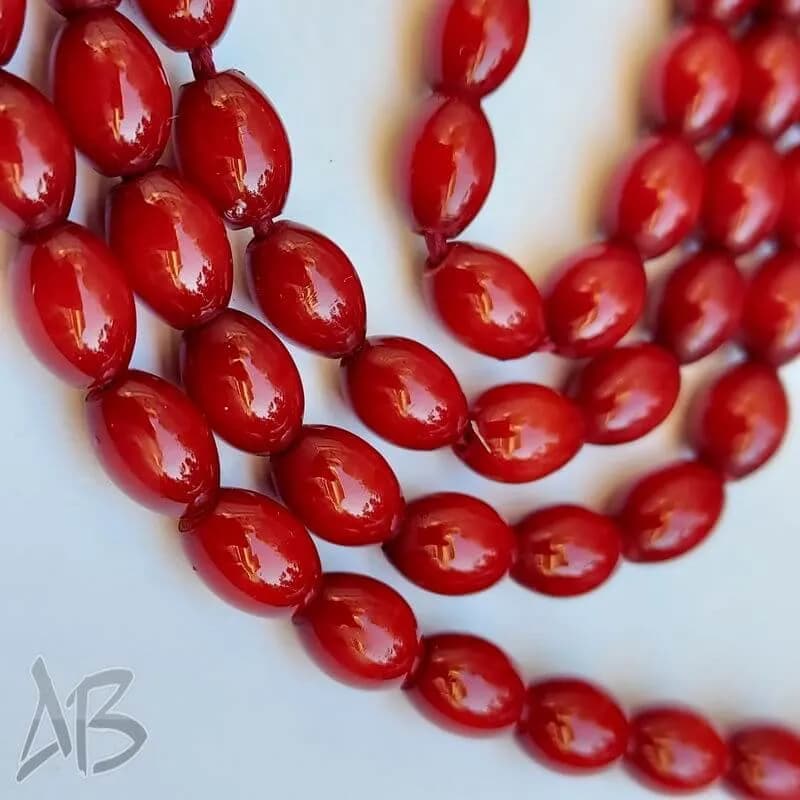 تسبیح سندلوس اصل کد 950 صددانه (101 دانه) تراش گندمی رنگ شده کهرمان آقابزرگ — تصویر ۴