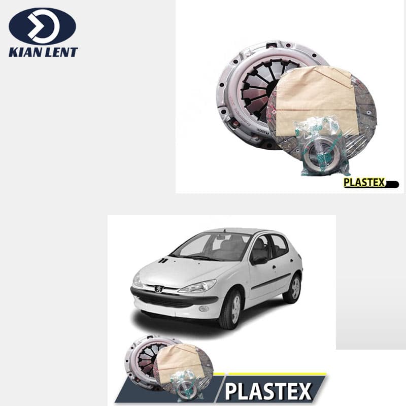 دیسک و صفحه پژو 206 تیپ 2 و 3 برند PLASTEX