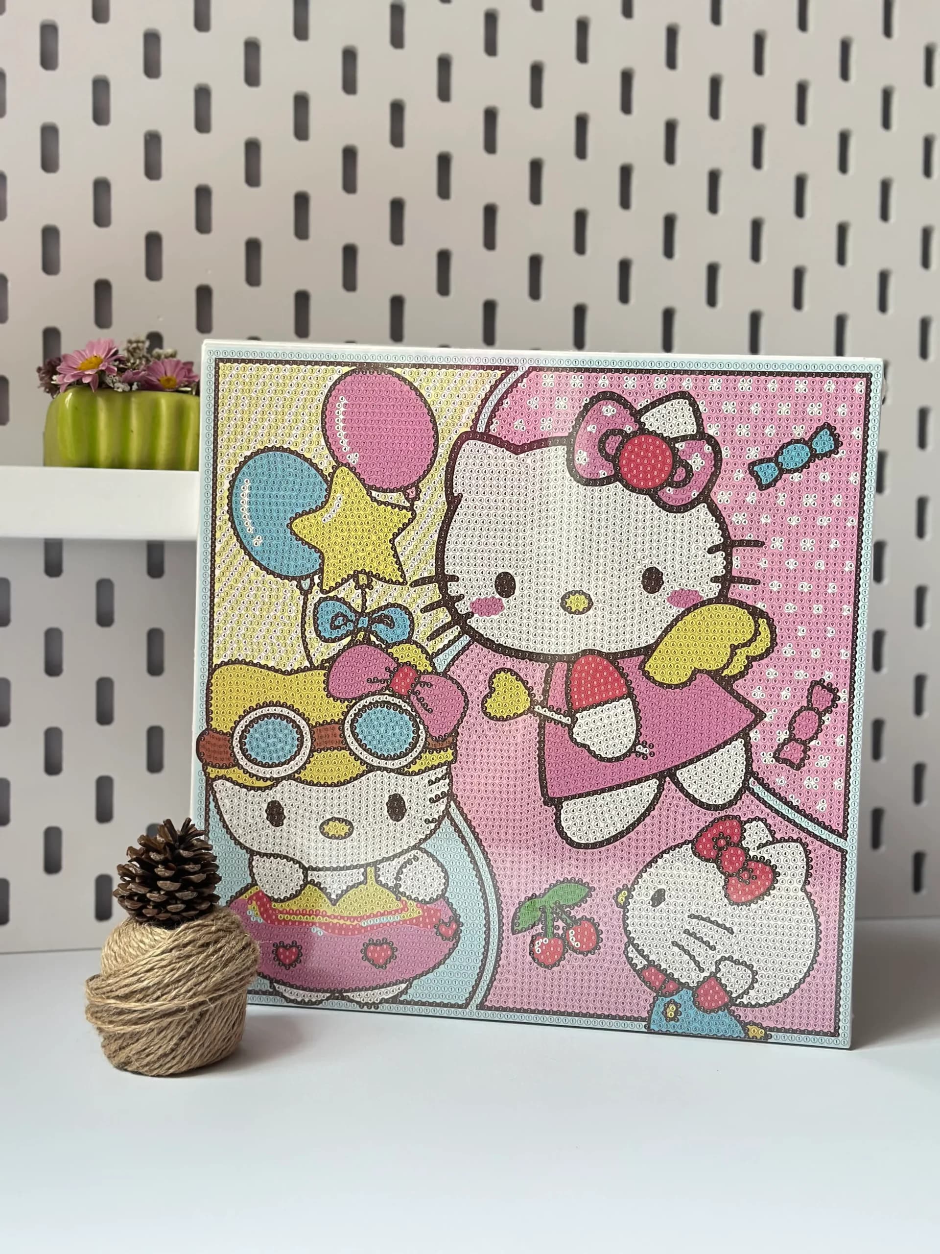 نقاشی الماسی کرومی و دوستان سایز 30×30 طرح شماره 7
