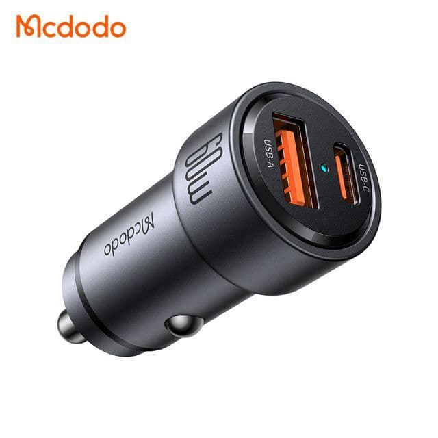 شارژر فندکی 2 پورت 60 وات مک دودو مدل MCDODO CC-8210 — تصویر ۲