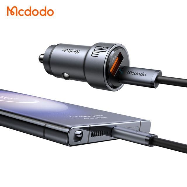 شارژر فندکی 2 پورت 60 وات مک دودو مدل MCDODO CC-8210 — تصویر ۶
