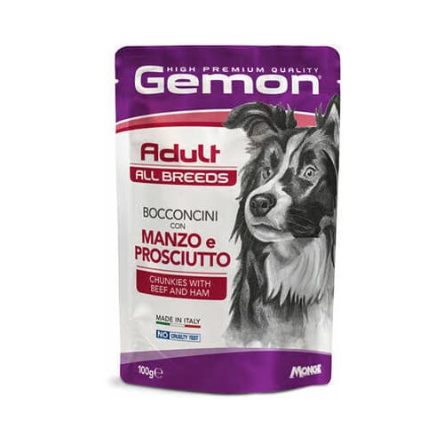 پوچ سگ جمون چانک گوشت و ژامبون Gemon وزن 100 گرم