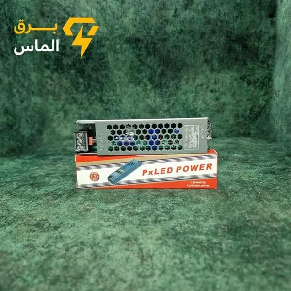 منبع تغذیه سوییچینگ ۱۲ ولت ۶۰ وات اسلیم ۵ آمپر / ضمانت بازگشت وجه