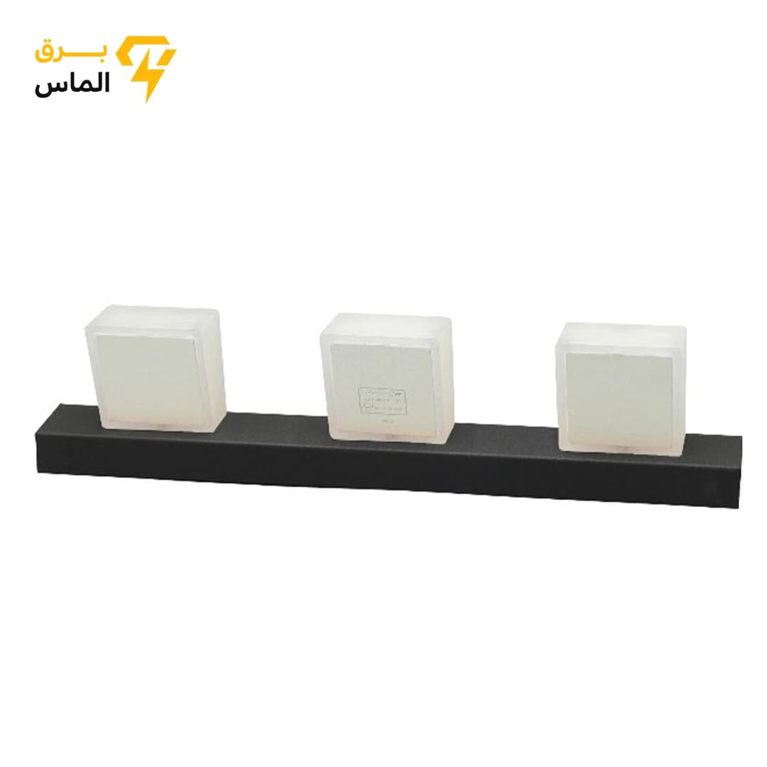چراغ دکوراتیو دیواری 18 وات فلزی زانیس مدل برلیان مشکی — تصویر ۲