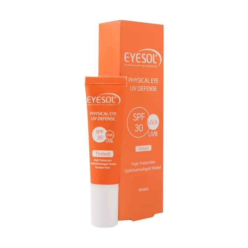 ضد آفتاب دور چشم آیسول SPF 30 رنگی 15 میل