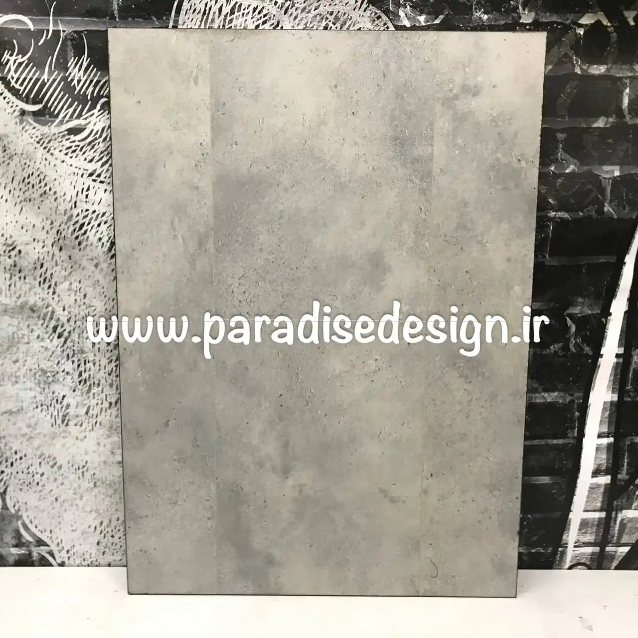 کفپوش طرح بتن طوسی کد 32