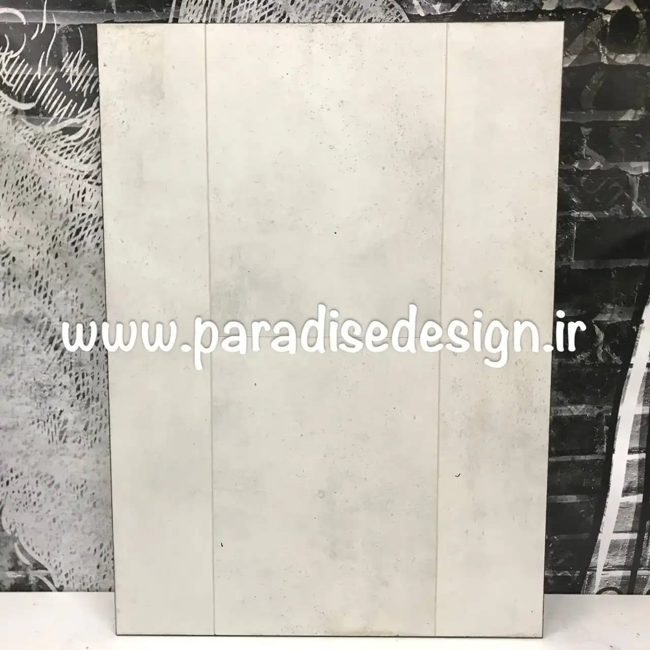 کفپوش طرح بتن سفید کد 28