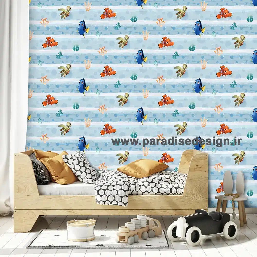 کاغذ دیواری کودک در جستجوی نمو کد D30