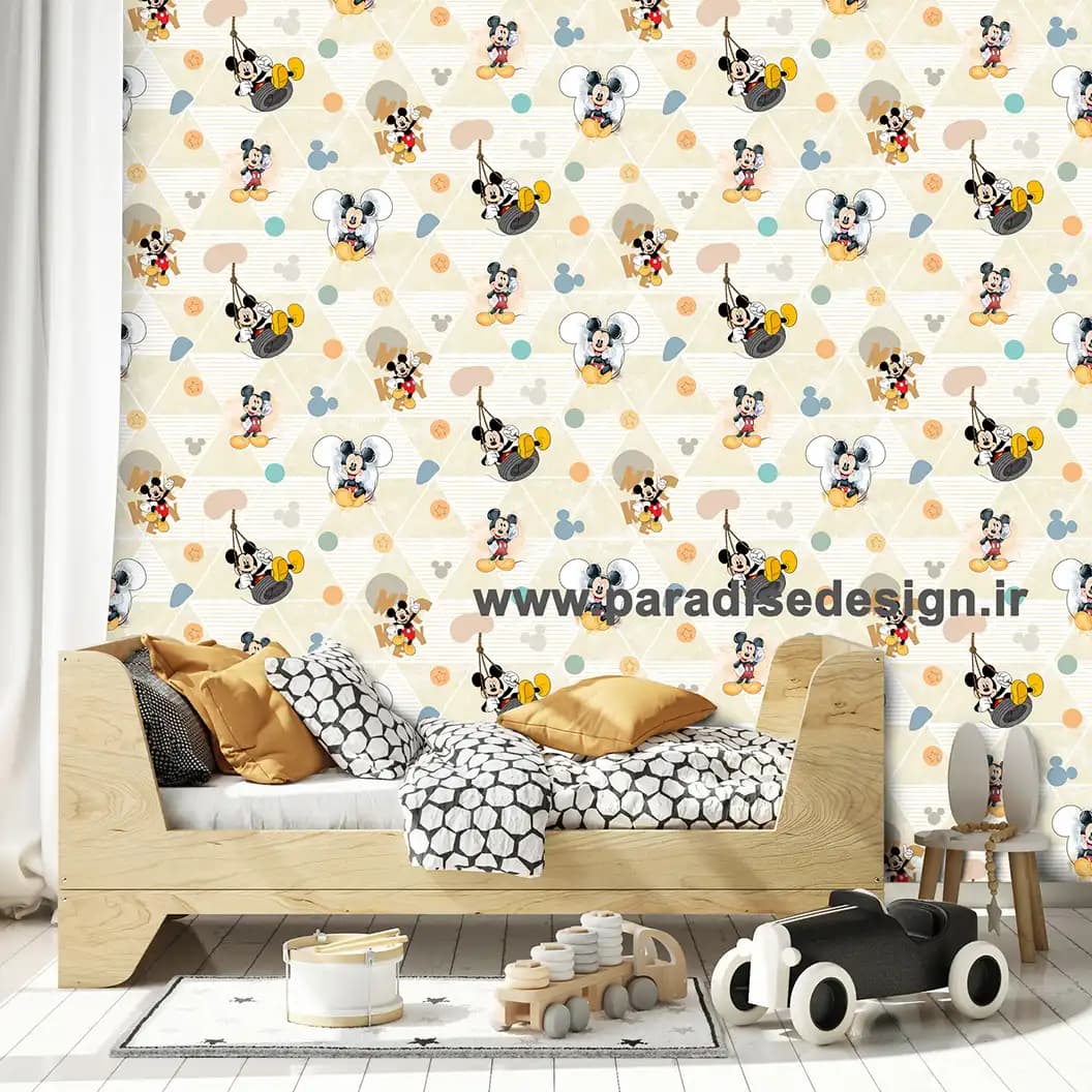 کاغذ دیواری کودک میکی موس کد D26
