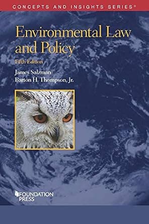 و دانلود نسخه کامل کتاب زبان اصلی Environmental Law and Policy (Concepts and Insights) PDF | دانلود کتاب خارجی