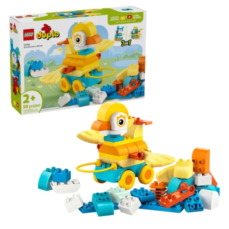 لگو animals on wheels 3-in-1 سری دوپلو کد 10448