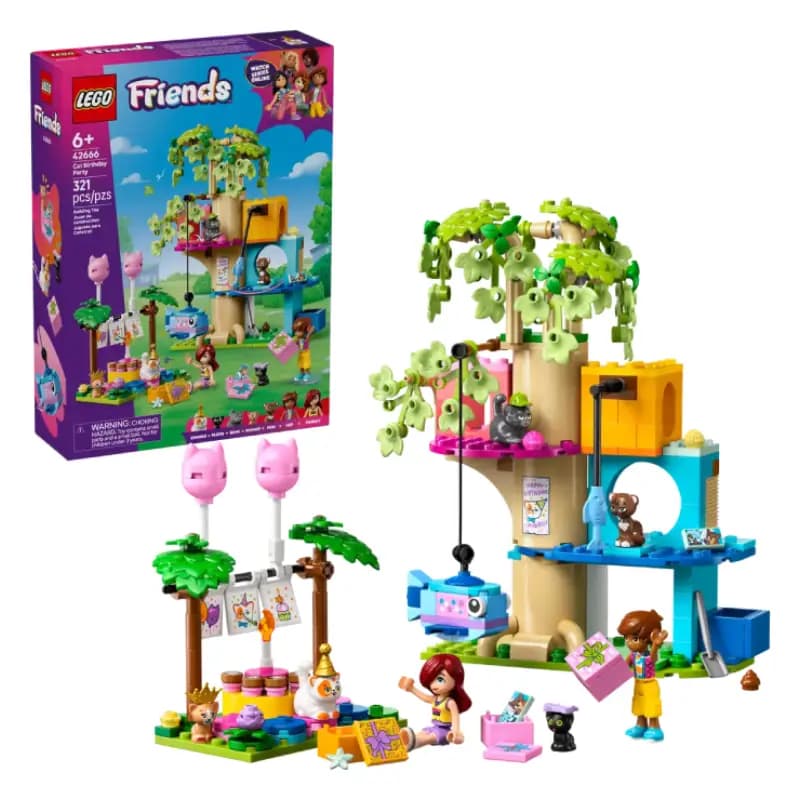 لگو Cat Birthday Party & Tree House سری فرندز کد 42666
