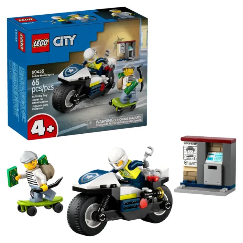 لگو Police Motorcycle Chase سری سیتی کد 60455